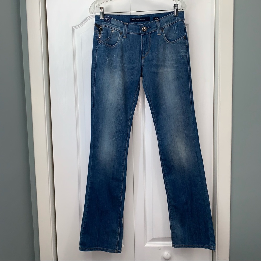 MISS SIXTY NWT OPRAH REGULAR SLIM mid rise blue denim JEANS TROUSERS SIZE 27 NWT